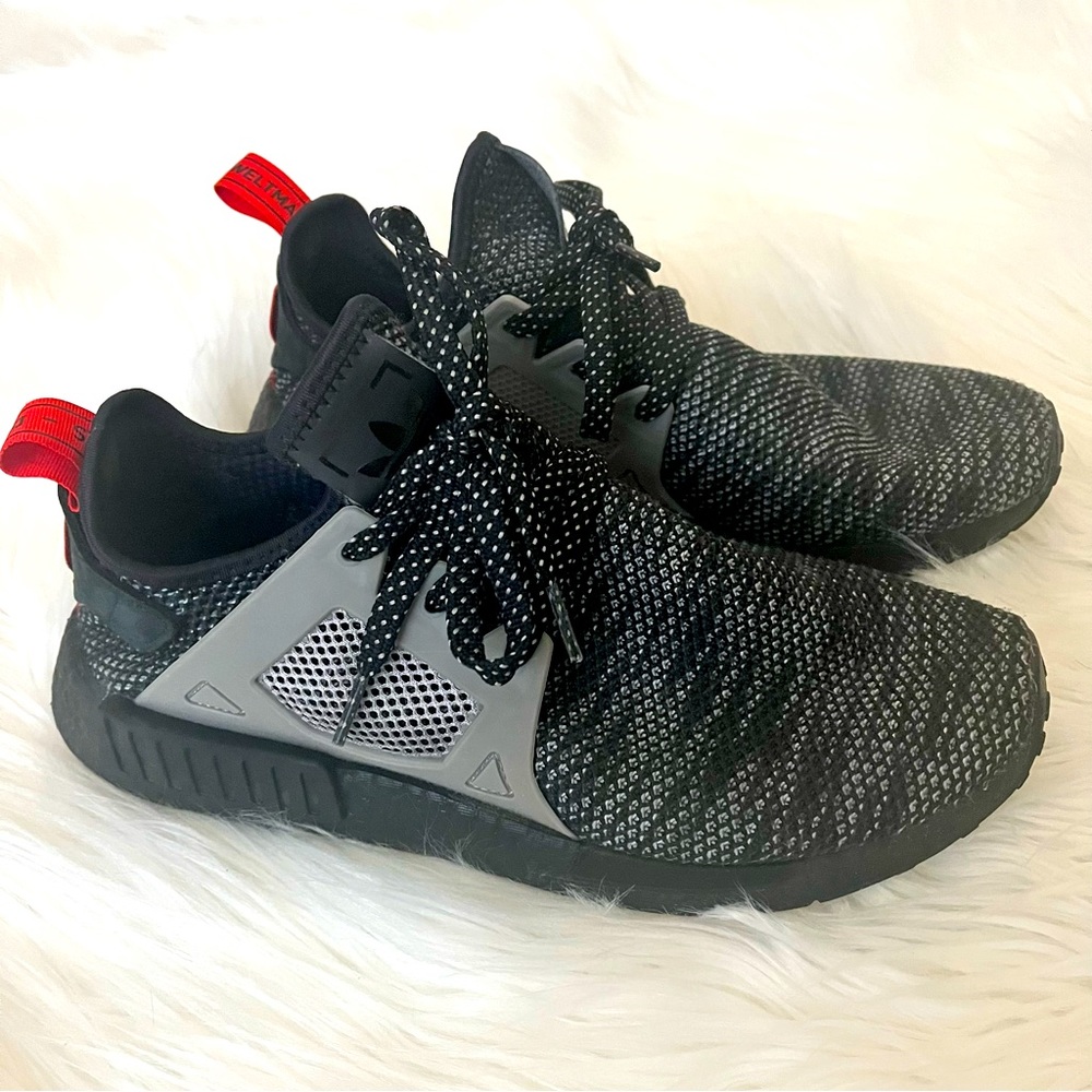Adidas NMD Primeknit XR1 in black/ grey/ red